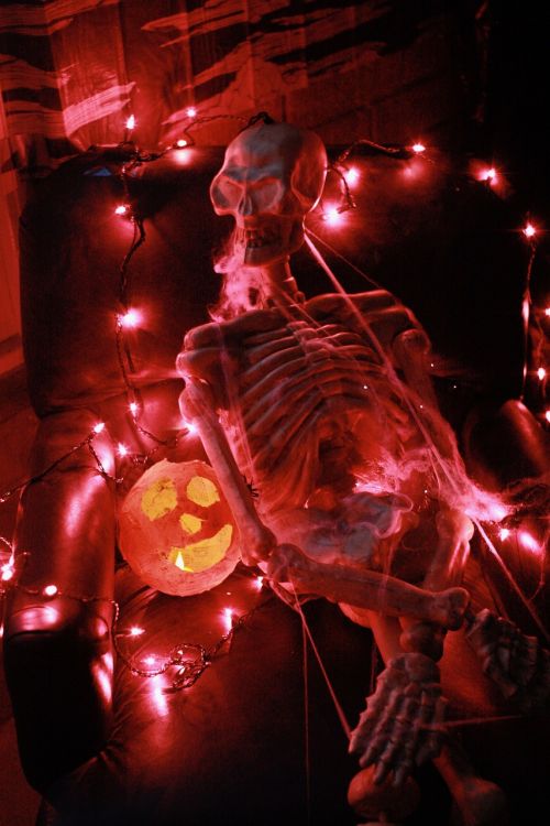 haunted house halloween skeleton