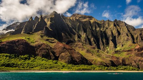 hawaii idyllic landscape