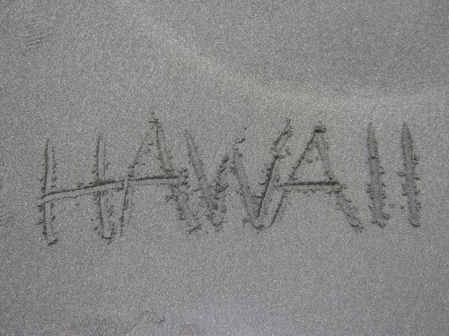 hawaii big iland sand