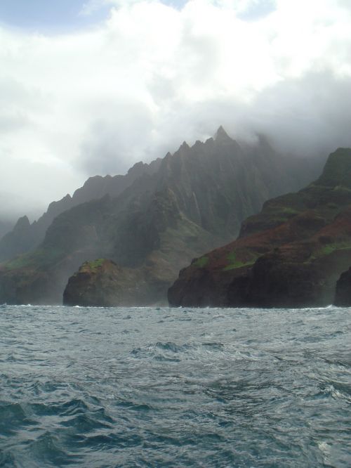 hawaii cliffs island