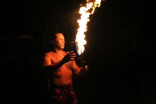 hawaii fire dance flame hawaii