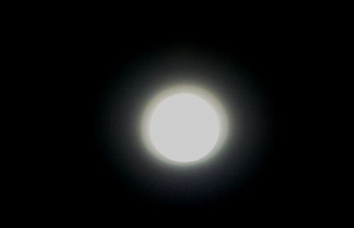 Hazy Full Moon