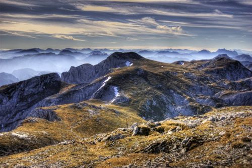 hdr mountains austria