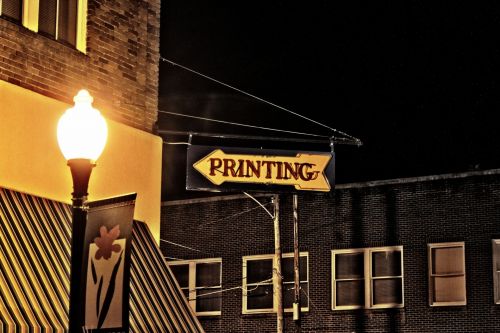 HDR- Printing Sign