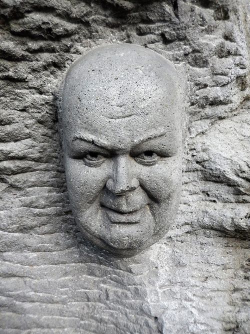head sculpture face