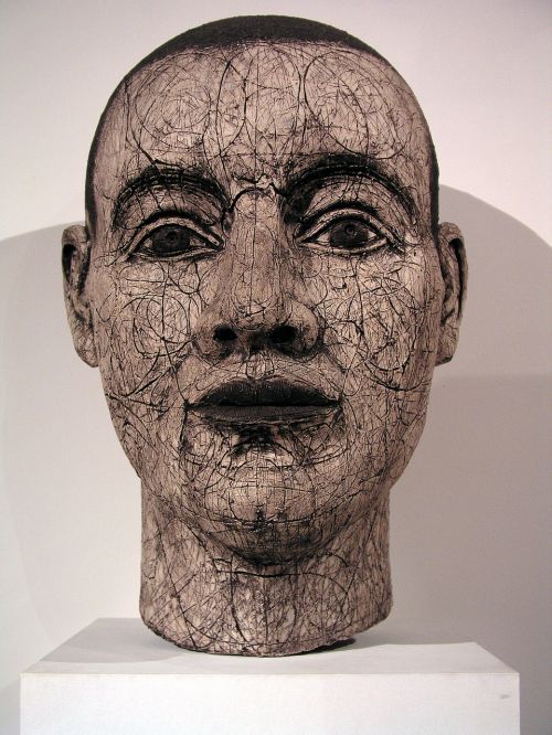 head sculpture face