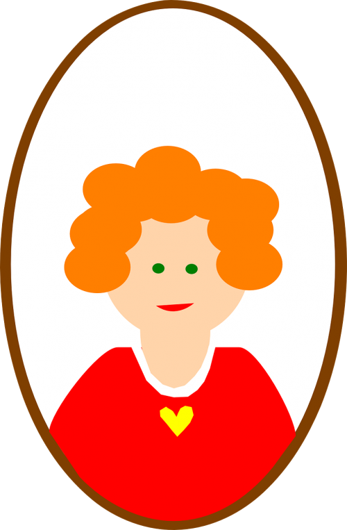 head red female