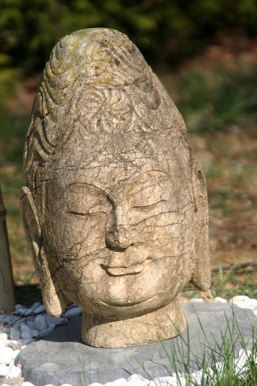 head  buddha  calm