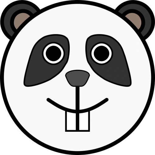 head circle panda