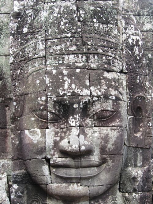 head cambodia angkorwhat