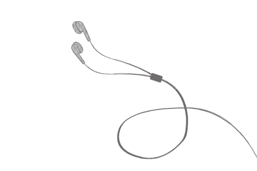 headphones drawing headphones earphone