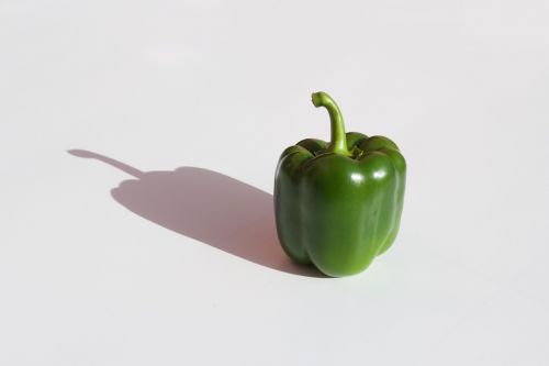 healthy green bell pepper