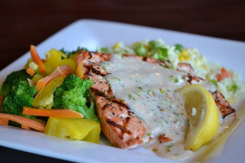 healthy salmon food