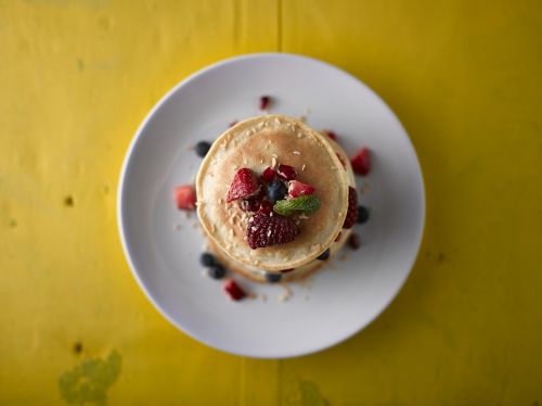 healthy pancake breakfast