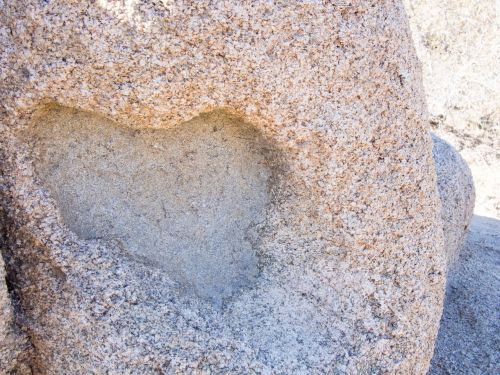 heart stone rock