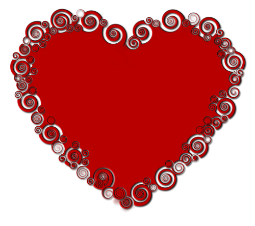 heart valentine's day red