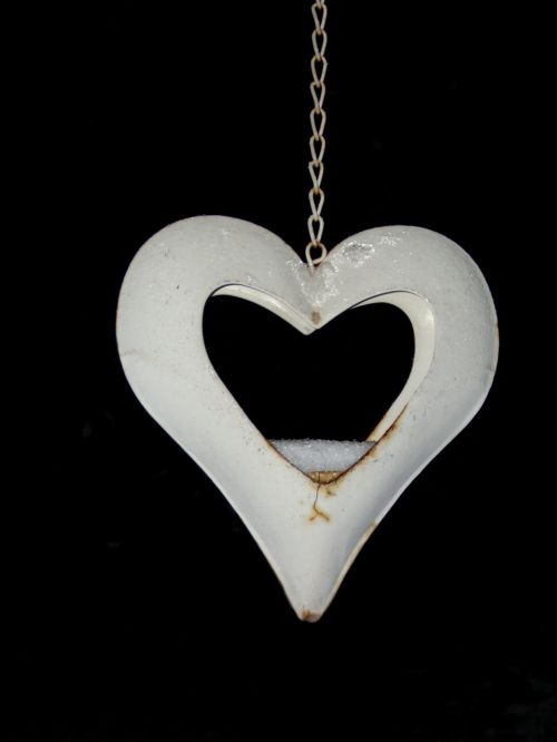 heart white heart shaped
