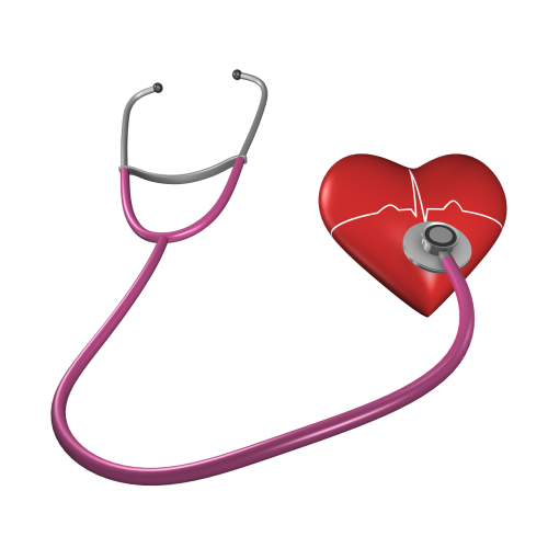 heart shape stethoscope