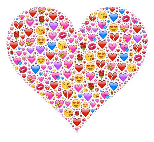 heart emoji affection