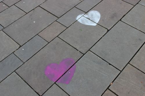 heart patch street art