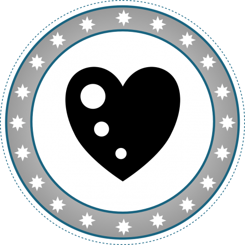 heart love button