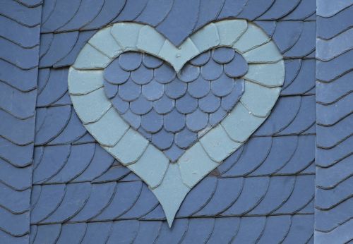 heart slate pattern