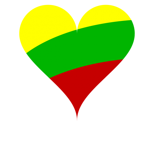 heart love flag
