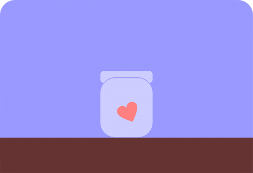 heart jar heart in a jar