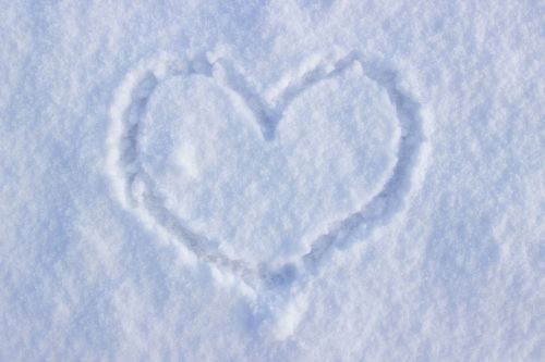heart snow love