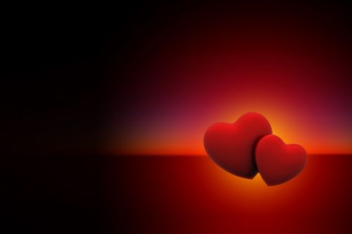 heart silhouette love