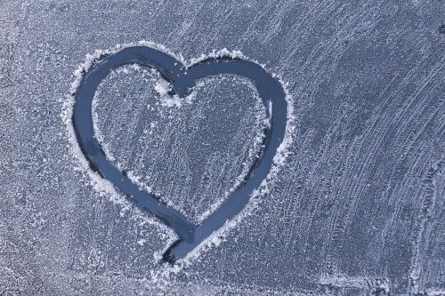 heart hoarfrost frost