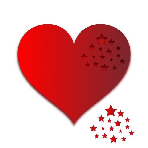 heart gradient sticker