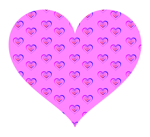 heart pink valentine