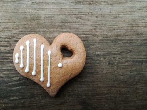 heart gingerbread love