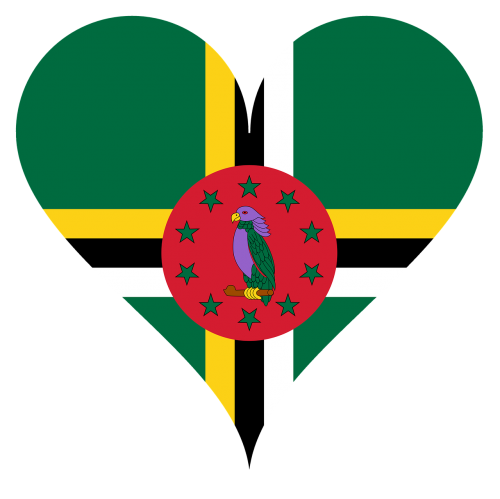 heart love flag