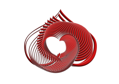 heart spiral turn
