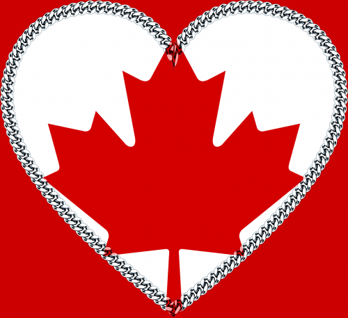 heart red canada