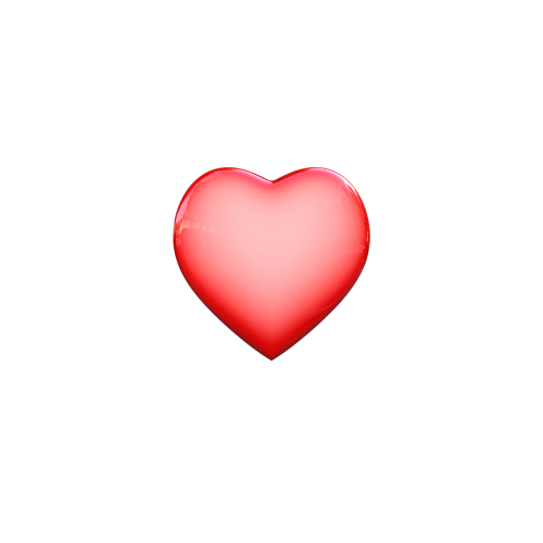 heart transparent background for design