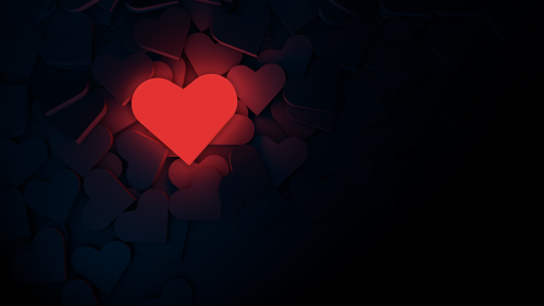 heart background romance