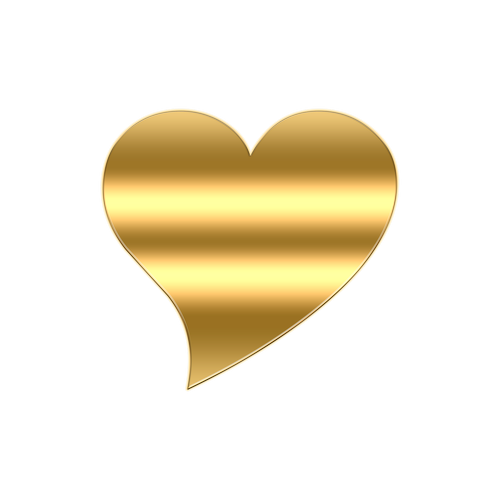 heart  gold  golden