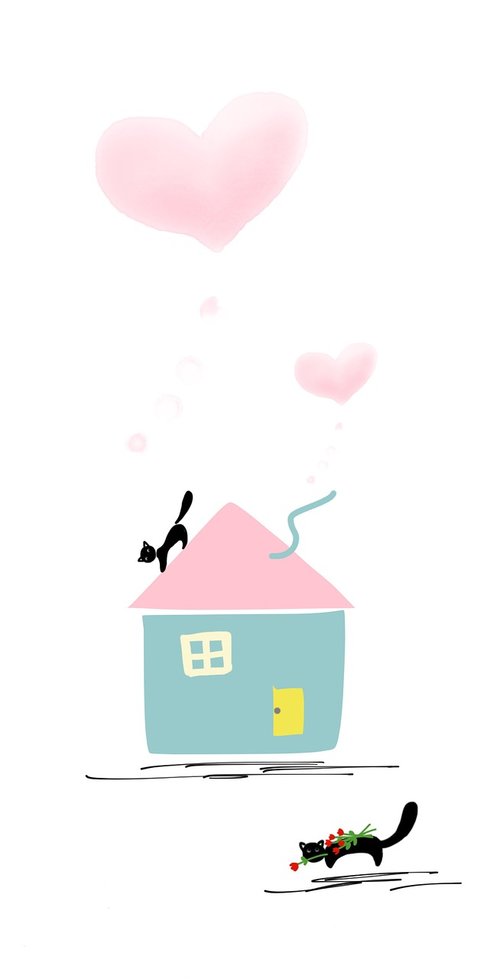 heart  love  house