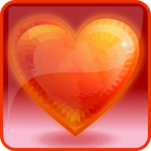 heart  diamond red  icon