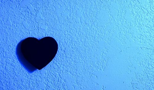 heart black valentines day