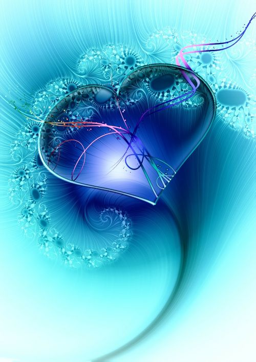 heart fractal fractals