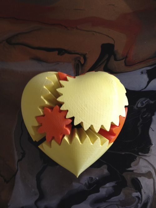 heart art puzzle