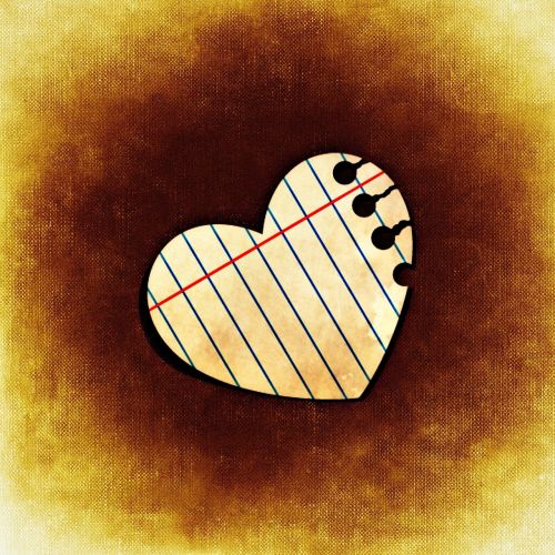 heart love note