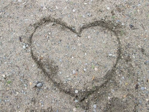 Heart In Sand