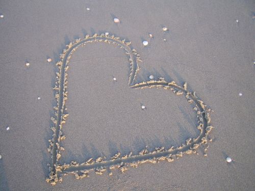 Heart In Sand