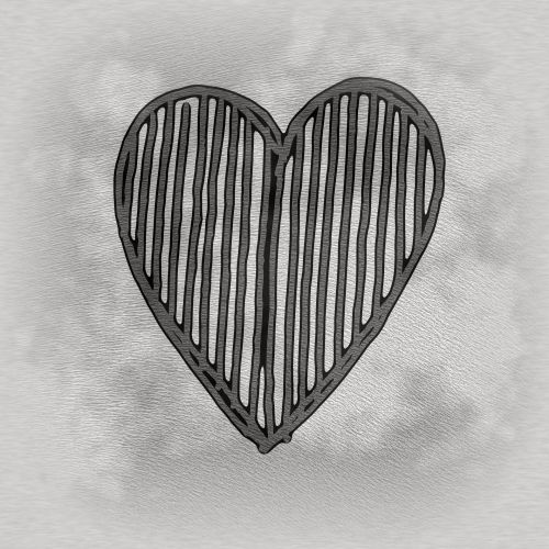 Heart With Lines