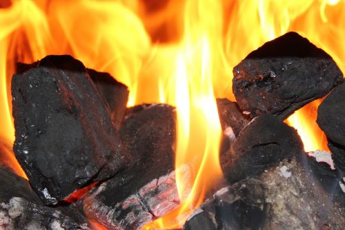 hearth fire coal